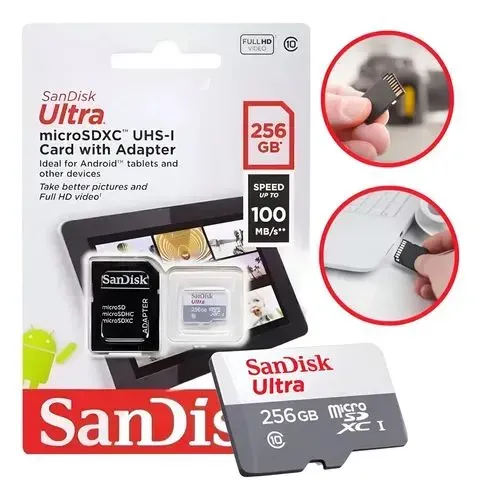 Cartão de Memória SanDisk Ultra micro 256gb