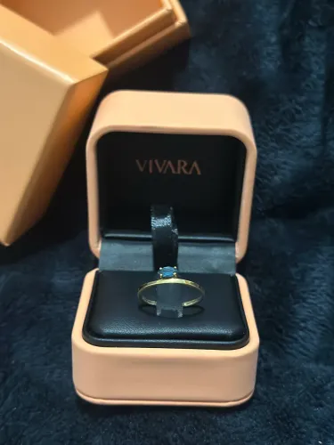 Anel solitário Vivara - ouro 18k
