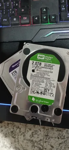 HD 2TB - Western Digital - 100% Saudável e Testado