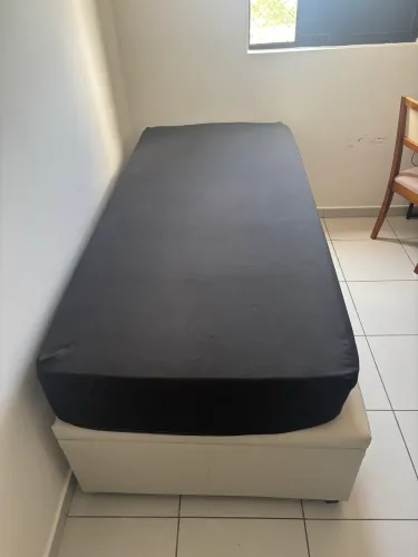 Cama baú solteiro King 