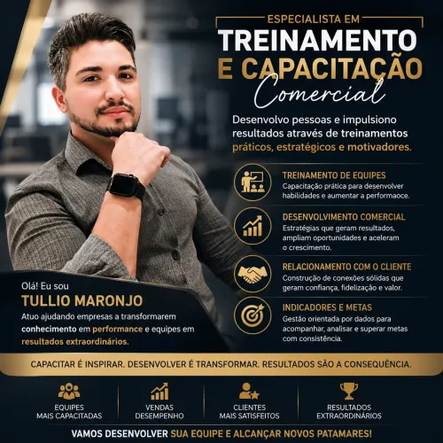 INSTRUTOR DE TREINAMENTO E CAPACITAÇÃO COMERCIAL- Peça seu orçamento aqui !