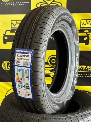 PNEU 185/70R14 COMPASAL - NOVO ORIGINAL COM GARANTIA