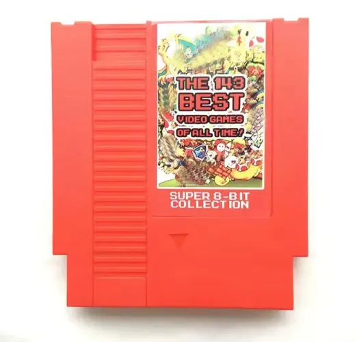 Cartucho Super Game 143 jogos em 1. NES (Nintendinho), 8 bits/72 pinos 