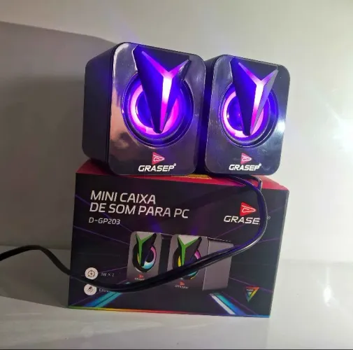 Caixa de som game pc e notebook