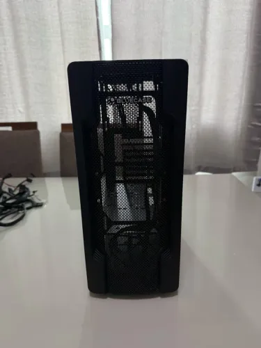 Gabinete bluecase gamer preto com frente mesh 