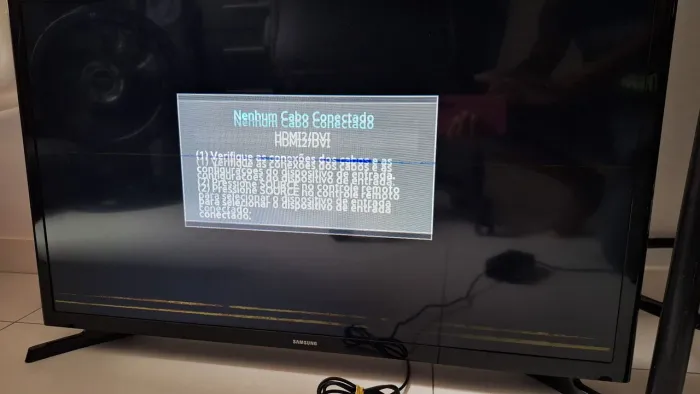 TV Samsung 32' usada - com defeito