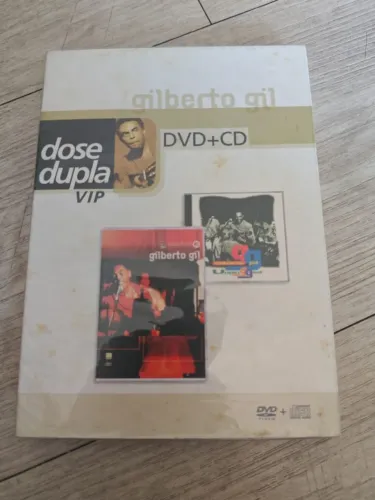 DVD + CD Gilberto Gil Acústico MTV - Dose Dupla VIP (Original)