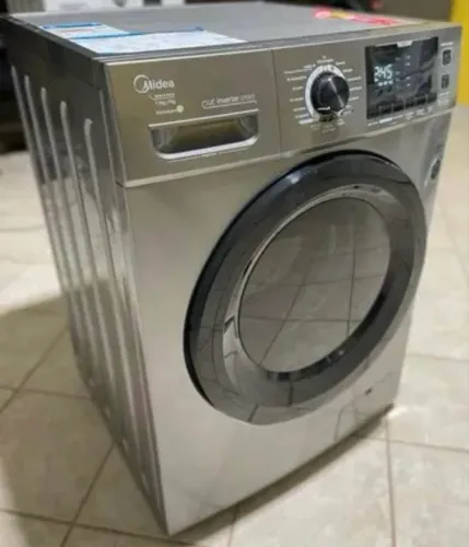 Lava e seca Midea inox semi-nova