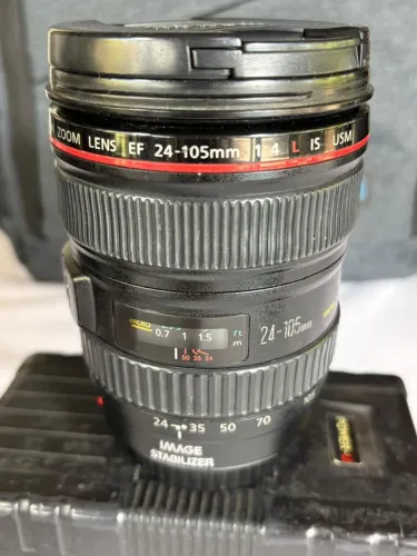 Lente 24 105 ef 1:4 is canon
