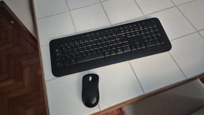 Teclado e mouse microsoft sem fio