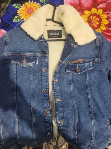 Jaqueta Jeans forrada tamanho P