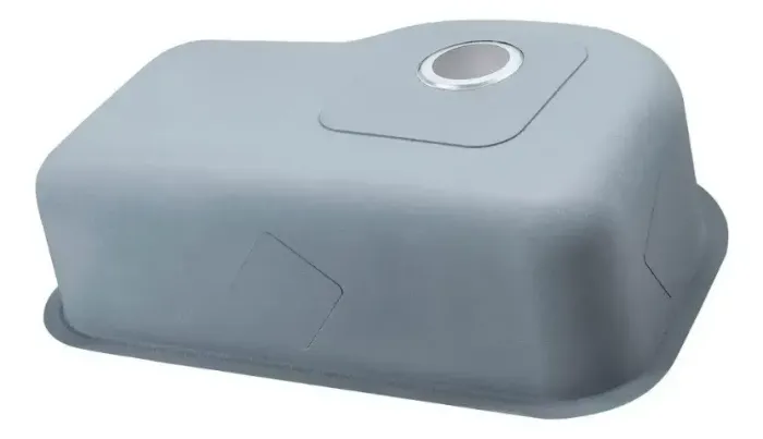 Cuba De Cozinha De Aço Inox 1mm Escovado, Arell, 80x53,7x22