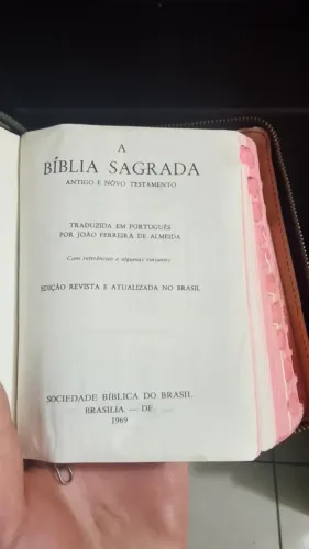 Bíblia Almeida Revista e atualizada edição 1959 Raridade