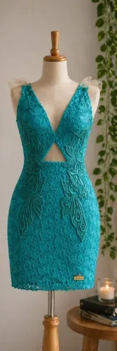 Vestido de festa curto