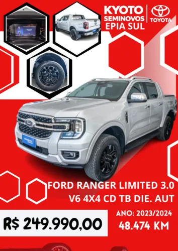 Ford Ranger Limited 3.0 V6 4X4 CD TB Die. AUT 2024
