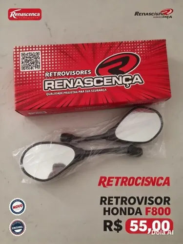 Mini retrovisor para moto F800 