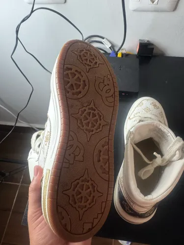 Tênis Guess Cano Médio Monograma - Original Importado
