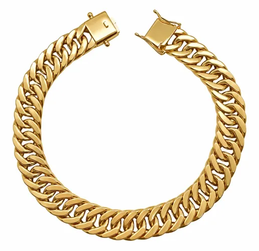 Pulseira Grumet Ouro 18k 24,5g - 19,5cm x 11mm