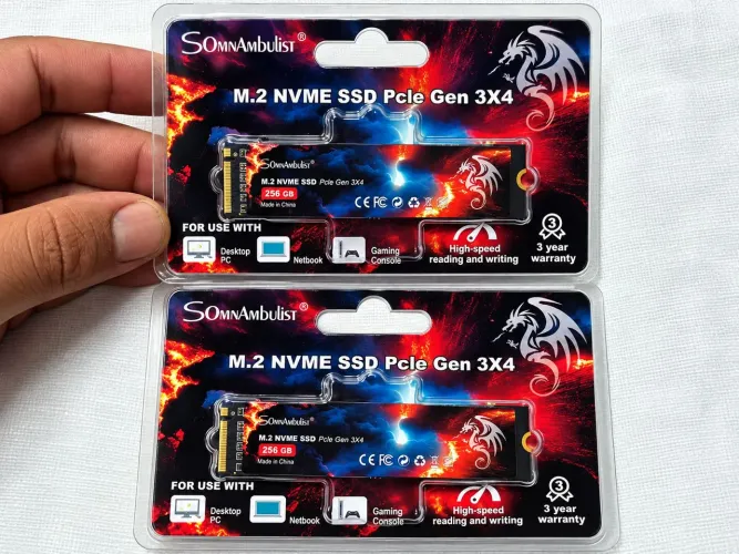 Kit 2 SSD M.2 NVMe 256GB PCIe 3.0 x4 2280 Somnambulist