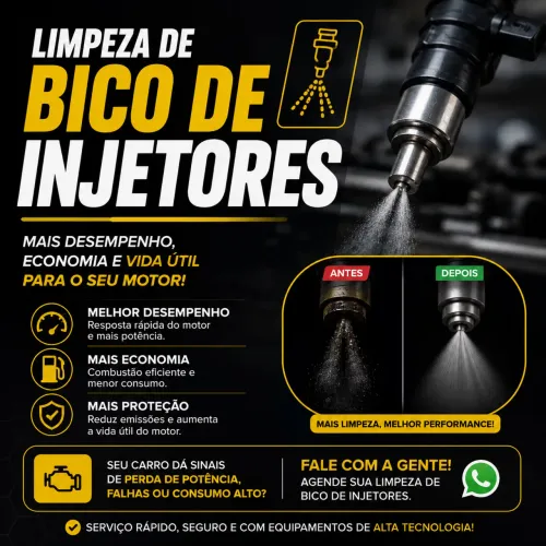 Limpeza de bicos injetores  