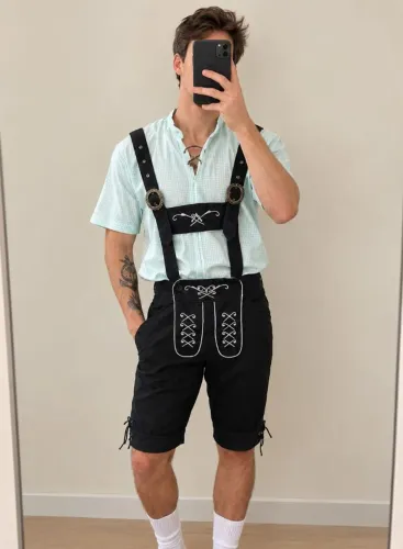 Traje Típico Masculino  - Oktoberfest  (BERMUDA + CAMISA)
