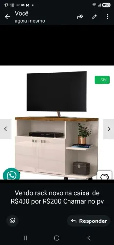 Rack para tv ate 43 polegadas