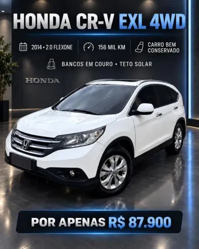 Honda CR-V EXL 2.0 16V 4wd/2.0 Flexone Aut. 2014