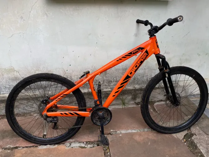 Gios FRX 29 Laranja + Rodas 26 Free Ride + Freio Hidráulico(aceito troca).