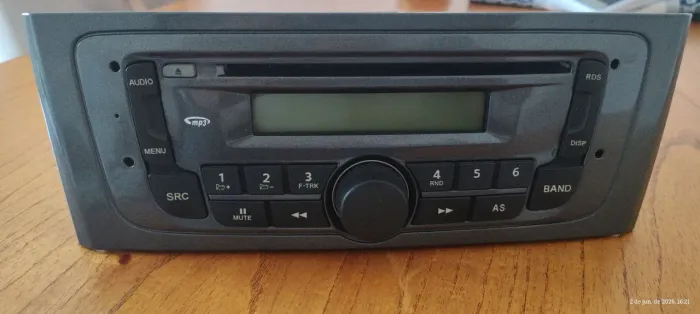 Rádio MP3 CD Grafite Original Fiat Punto 2008 a 2012