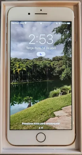 iPhone 8 Plus 128GB Gold - Ótimo Estado - Único Dono