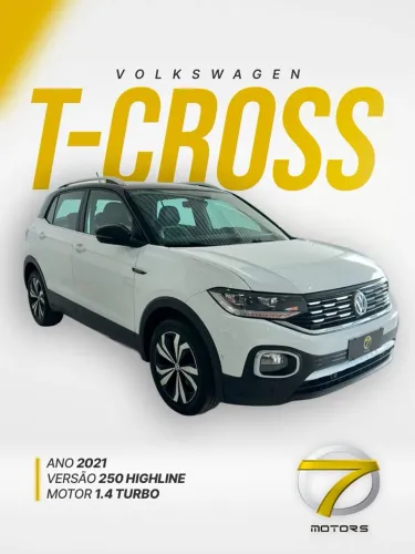 Volkswagen T-Cross Highline 1.4 TSI Flex 16V 5P AUT 2021