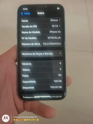 IPhone xr  pegando tudo bateria 74 pagando perfeitamente 