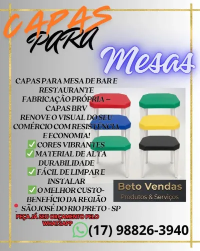 Capas para Mesa Plastica