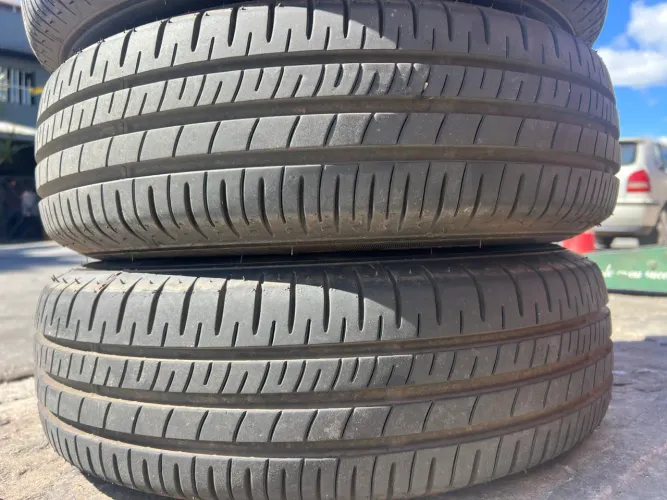 4 Pneus Dunlop 185/70r14 88t Sp Touring R1 Praticamente Zero Originais 