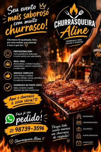 Serviço de Churrasqueira - Sabor e Qualidade na Brasa!