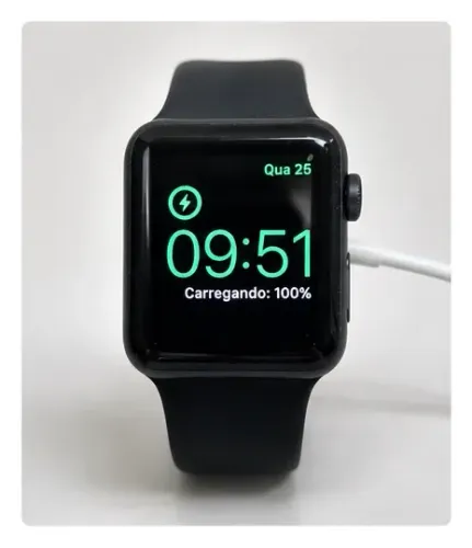 Apple Watch Series 3 - funcionando, com caixa e carregador
