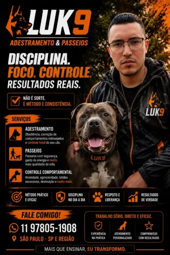 Adestramento Canino em Domicílio