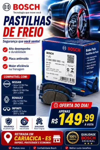 Promoção Peças Originais Bosch