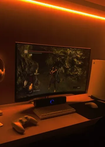 Monitor Gamer Curvo Samsung Odyssey G5 32", QHD, 165Hz, Ims, FreeSync, HDR10