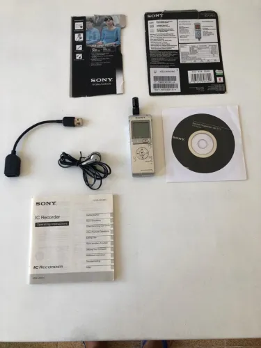 Sony ICD-UX512 - Gravador Digital Original - Completo e Funcionando