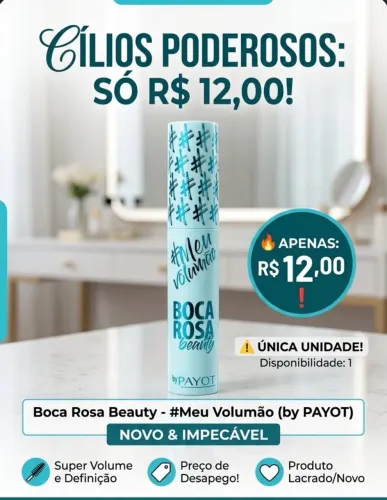 Máscara de Cílios (Rímel)Boca Rosa Payot