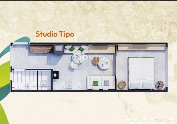 Apartamento com 1 quarto em Carneiros