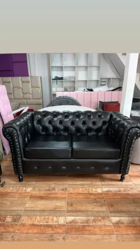 Conjunto de sofá chesterfield 