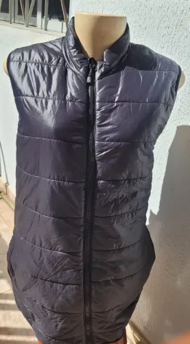 COLETE FEMININO ABERTO PRETO TAMANHO G
