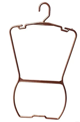 Cabides silhueta dourado 