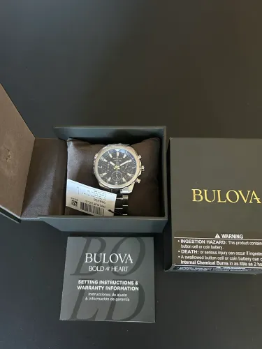 Relógio Bulova Marine Star Cronógrafo Azul 96B256