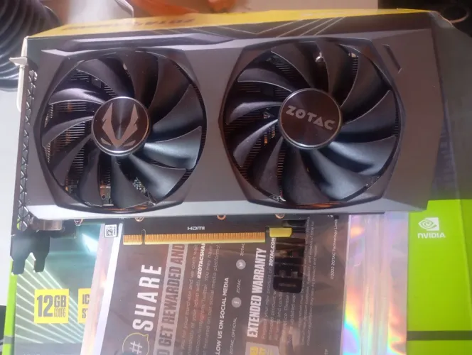 Placa de video rtx 3060 12gb zotac