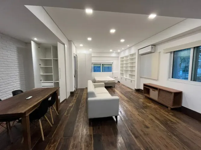 Imóvel para aluguel e venda com 40m² studio com ar condicionado, 1 vaga- Jardim Paulista