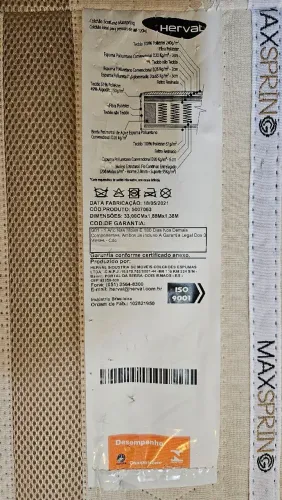 Colchão casal scotland maxspring herval