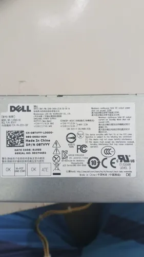 Fonte Desktop Dell Inpiron 3470